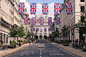 2022 Jubilee dressed street of London, United Kingdom