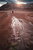 Volcanic formations at Hverir, Myvatn Area, Northern Iceland