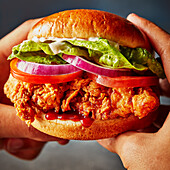 Fried chicken sandwich