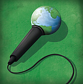 Earth mic, conceptual illustration