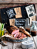 New York deli pastrami with spice crust