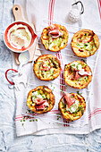 Yorkshire pudding with prosciutto