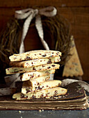 Rum and raisin shortbread