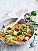 Cauliflower and tofu red curry