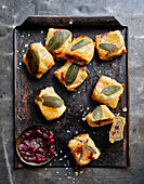 Chicken and sage sausage rolls