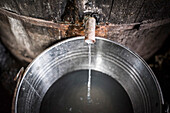 Distillery for making Palinka, a traditional Romanian fuit brandy, Sarbi, Maramures, Romania