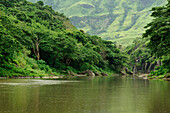 Ba River near Navala Village in the Nausori Highlands of Viti Levu Island, Fiji.