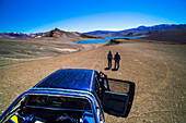 Erkundung der hochgelegenen Seen des Perito Moreno Nationalparks mit dem Geländewagen, Provinz Santa Cruz, Argentinisches Patagonien, Argentinien