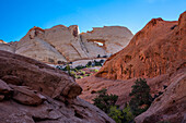 Peek-a-boo Arch in Muley Twist Canyon in Capitol Reef National Park in Utah.