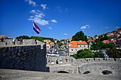 Mauern der Altstadt von Dubrovnik, Kroatien