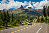 Pilot and Index Peaks and the Beartooth Highway, a National Scenic Byways All-American Road on the border of Montana and Wyoming.