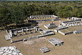 Ruins of the Post-Classic Mayan city of Mayapan, Yucatan, Mexico.