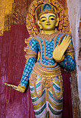 Statue inside the Ananda Temple in Bagan Myanmar