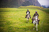 Reiten auf der Hacienda Zuleta, Imbabura, Ecuador, Südamerika