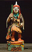 Hopi Katsina figure (AKA kachina doll); Heard Museum, Phoenix, Arizona.