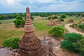 The Temples of bagan in Myanmar.