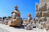 Rock sculptures in Dubrovnik, Croatia