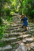 Kumano Kodo Pilgerweg. Kamikura jinja Schrein. Berg Kamikurayama. Shingu. Kamikura. Präfektur Wakayama. Region Kansai. Insel Honshü . Japan. UNESCO