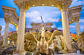 The casino of Caesars Palace in Las Vegas. Caesars Palace is a luxury hotel and casino located on the Las Vegas Strip. Caesars has 3,348 rooms in five towers
