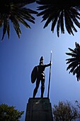 Achilles-Statue im Achilleion-Palast im Dorf Gastouri (Sisis geliebter griechischer Sommerpalast), Korfu, Griechenland