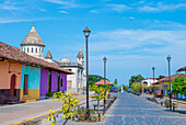Stadtansicht von Granada Nicaragua. Granada wurde 1524 gegründet und ist die erste europäische Stadt auf dem amerikanischen Festland.