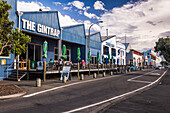 Bars an der Uferpromenade von Napier Harbour, Hawkes Bay Region, Nordinsel, Neuseeland