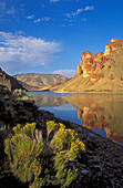 Lake Owyhee at Leslie Gulch; BLM National Backcountry Byway, southeast Oregon.