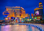 Planet Hollywood Resort und Kasino in Las Vegas. Das Planet Hollywood verfügt über 2.500 Zimmer und liegt am Las Vegas Boulevard.