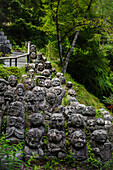 Otagi Nenbutsu-ji Buddhist temple in the Arashiyama neighborhood of Kyoto, Japan