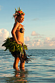 Tareguci Vulaono, dance performer at Shangri-La Resort, Viti Levu Island, Fiji.