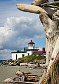 West Point Lighthouse, Discovery Park, Seattle, Washington.