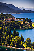 Llao Llao Hotel and lakes on the San Carlos de Bariloche mini circuit, Rio Negro Province, Patagonia, Argentina