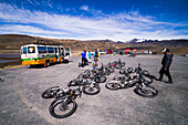 Radfahren auf der Todesstraße, Departement La Paz, Bolivien