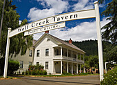 Historic Wolf Creek Inn is an Oregon State Park operated as a restaurant and B&B.