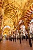 Interior of The Mosque (Mezquita) and Cathedral of Cordoba, UNESCO World Heritage Site, Cordoba, Andalusia, Spain, Europe