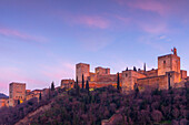 The Alhambra, UNESCO World Heritage Site, Granada, Andalusia, Spain, Europe