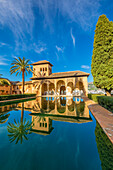 Palast des Partal, Die Alhambra, UNESCO-Weltkulturerbe, Granada, Andalusien, Spanien, Europa