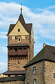 Detail of Tower of Loket Castle, Loket, Czech Republic (Czechia), Europe