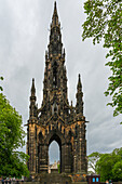 Scott Monument, Princes Street Gardens Edinburgh, Schottland, Vereinigtes Königreich, Europa
