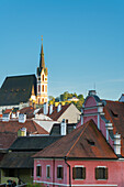 St.-Veits-Kirche, UNESCO-Welterbe, Cesky Krumlov, Südböhmische Region, Tschechische Republik (Tschechien), Europa