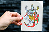 Hinduistische Gottheit, Shiva, der hinduistische Gott der Verwandlung oder Zerstörung, Vietnam, Indochina, Südostasien, Asien