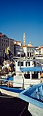 Boats Moored In Piran