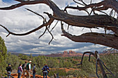 People On A Nature Walk Through Red Rock State Park.
