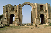 Arch Of Ancient Jerash Ruins