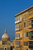 Old Town Buildings With Carmelite Church In Background