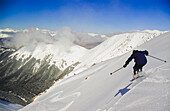 Skier In Mountains At Arthur's Pass