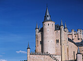 Die Burg Alcazar, Segovia, Spanien