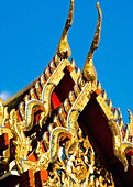 Verziertes Dach des Wat Pho