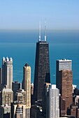 John Hancock Center Amongst Other Skyscrapers