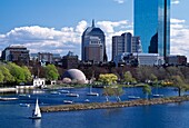 Office Buildings And Charles River